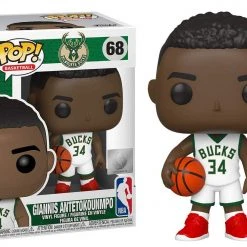 Brick Pops Inc. Funko Pop! NBA Bucks Giannis Antetokounm  #68 Vinyl Figure