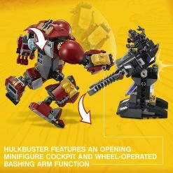 Brick Pops Inc. LEGO Marvel Super Heroes 76104 The Hulkbuster Smash-Up (375 Pieces) Building Kit