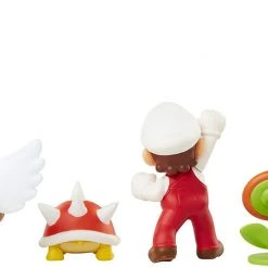 Brick Pops Inc. Nintendo SUPER MARIO Lava Castle Diorama Set Collectible Toys