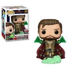 Brick Pops Inc. Funko Pop! Marvel Spider-Man FAR From Home Mysterio W/Out Helmet Bobble-Head #477 Exclusive Vinyl Figure