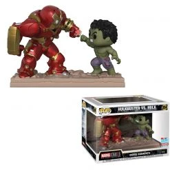 Brick Pops Inc. Funko Pop! Marvel Studios Hulkbuster Vs Hulk Movie Moments Bobble Head #394 Exclusive Vinyl Figure
