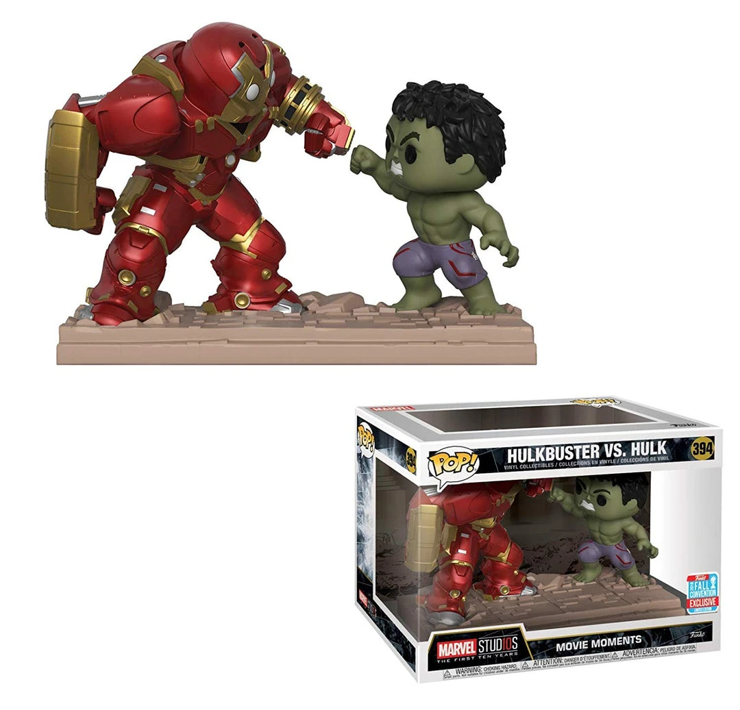 Brick Pops Inc. Funko Pop! Marvel Studios Hulkbuster Vs Hulk Movie Moments Bobble Head #394 Exclusive Vinyl Figure 3 Brick Pops Inc. Funko Pop! Marvel Studios Hulkbuster Vs Hulk Movie Moments Bobble Head #394 Exclusive Vinyl Figure