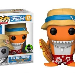 Brick Pops Inc. Funko Pop! Fantastik Plastik Fin Du Chomp #12 Orange Limited Edition
