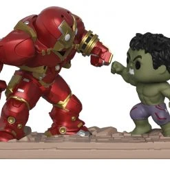 Brick Pops Inc. Funko Pop! Marvel Studios Hulkbuster Vs Hulk Movie Moments Bobble Head #394 Exclusive Vinyl Figure