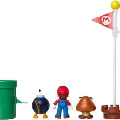 Brick Pops Inc. Nintendo SUPER MARIO Acorn Plains 2.5” Diorama Set