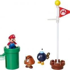 Brick Pops Inc. Nintendo SUPER MARIO Acorn Plains 2.5” Diorama Set