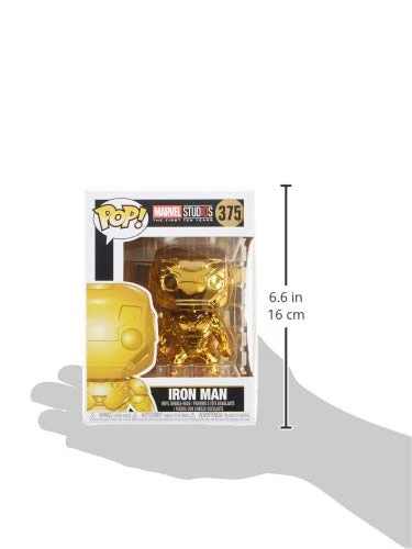 Brick Pops Inc. Funko Pop! Marvel Studios 10 Iron Man #375 Multicolor Gold Chrome Collectible Vinyl Figure 5 Brick Pops Inc. Funko Pop! Marvel Studios 10 Iron Man #375 Multicolor Gold Chrome Collectible Vinyl Figure