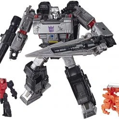 Brick Pops Inc. Collectible Toys Hasbro Transformers Netflix War For Cybertron Trilogy Voyager Class Megatron Battle
