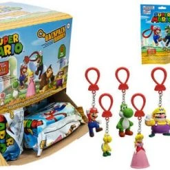 Brick Pops Inc. Mario, Luigi, Yoshi, Peach, Toad, Wario, Koopa Troopa, OR Donkey - Paladone Super Mario Bros. Bag Clip Buddies