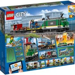 Brick Pops Inc. LEGO City 60198 Cargo Train (1226 Pieces) Building Kit