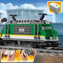 Brick Pops Inc. LEGO City 60198 Cargo Train (1226 Pieces) Building Kit