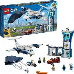 Brick Pops Inc. LEGO City 60210 Sky Police Air Base (529 Pieces) Building Kit