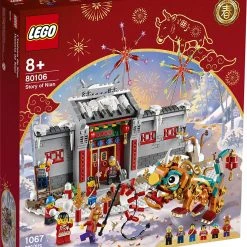 Brick Pops Inc. LEGO 80106 Story Of Nian (1067 Pieces) Collectible Building Kit New 2021