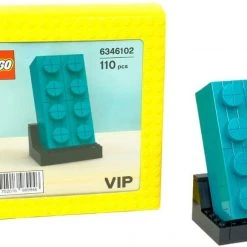 Brick Pops Inc. Lego VIP 5006291 2x4 Teal Brick (110 Pieces) Building Kit