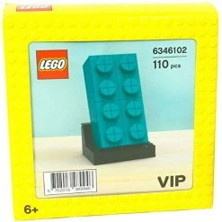 Brick Pops Inc. Lego VIP 5006291 2x4 Teal Brick (110 Pieces) Building Kit