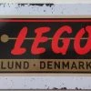 Brick Pops Inc. LEGO 5007016 Retro Tin Sign Brand 1950's Limited Edition