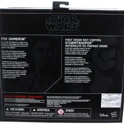 Brick Pops Inc. Hasbro Star Wars Black Series Poe Dameron And First Order Riot Control Stormtrooper Collectible Toys