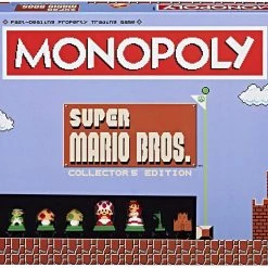 Brick Pops Inc. MONOPOLY Super Mario Bros Collectible Edition Board Game Collectible Toys