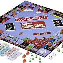 Brick Pops Inc. MONOPOLY Super Mario Bros Collectible Edition Board Game Collectible Toys