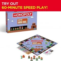 Brick Pops Inc. MONOPOLY Super Mario Bros Collectible Edition Board Game Collectible Toys