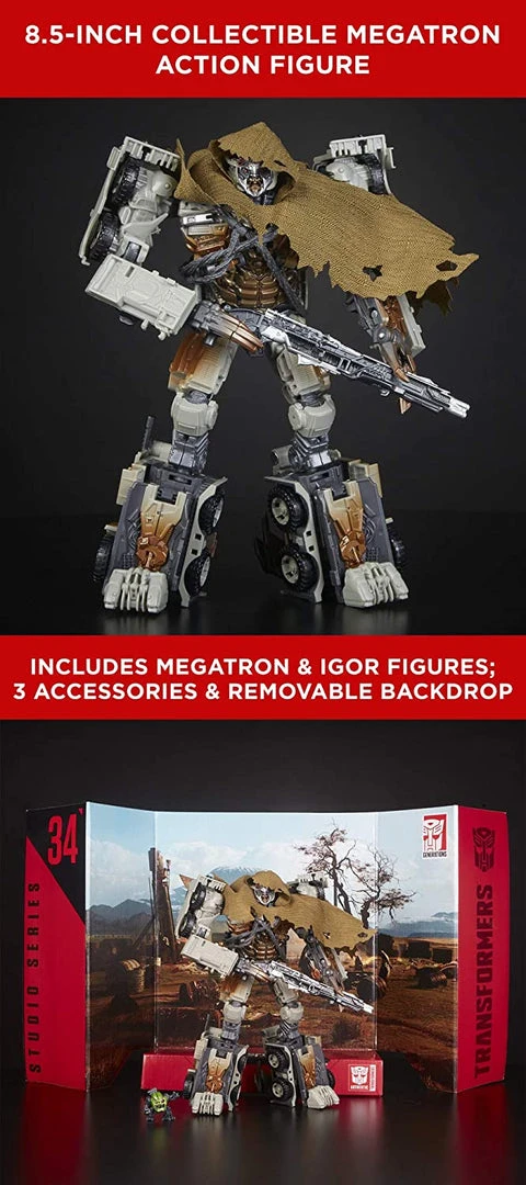 Brick Pops Inc. Takara Tomy Transformers Series 34 Megatron Action Figure 6 Brick Pops Inc. Takara Tomy Transformers Series 34 Megatron Action Figure