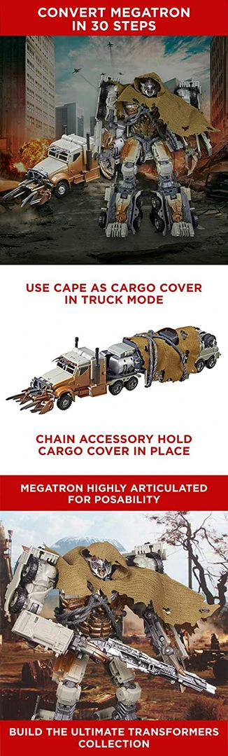 Brick Pops Inc. Takara Tomy Transformers Series 34 Megatron Action Figure 8 Brick Pops Inc. Takara Tomy Transformers Series 34 Megatron Action Figure