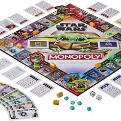 Brick Pops Inc. MONOPOLY Star Wars The Child Edition Board Game Baby Yoda Collectible Toys