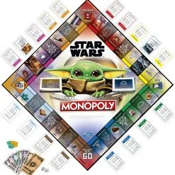 Brick Pops Inc. MONOPOLY Star Wars The Child Edition Board Game Baby Yoda Collectible Toys