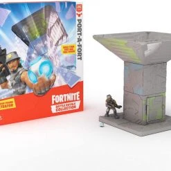 Brick Pops Inc. Fortnite Battle Royale Collection Port-A-Fort Playset & Infiltrator Figure