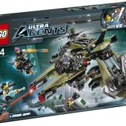 Brick Pops Inc. LEGO Ultra Agents 70164 Hurricane Robbery (589 Pieces) Building Kit