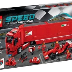 Brick Pops Inc. LEGO Speed Champions 75913 F14 T & Scuderia Ferrari Truck (884 Pieces) Building Kit