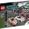 Brick Pops Inc. LEGO Speed Champions 75912 Porsche 911 GT Finish Line (551 Pieces) Building Kit