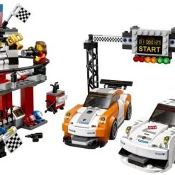 Brick Pops Inc. LEGO Speed Champions 75912 Porsche 911 GT Finish Line (551 Pieces) Building Kit