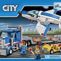 Brick Pops Inc. LEGO City 60079 Training Jet Transporter (448 Pieces) Building Kit