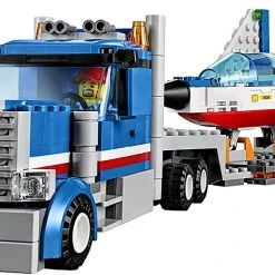 Brick Pops Inc. LEGO City 60079 Training Jet Transporter (448 Pieces) Building Kit