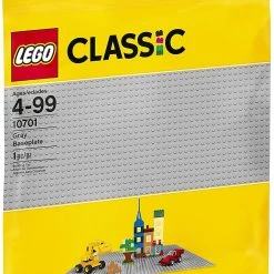 Brick Pops Inc. LEGO Classic Gray Baseplate 10701 (1 Piece) Building Kit