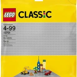 Brick Pops Inc. LEGO Classic Gray Baseplate 10701 (1 Piece) Building Kit