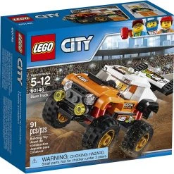 Brick Pops Inc. LEGO City 60146 Stunt Truck (91 Pieces) Building Kit