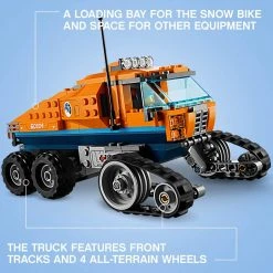 Brick Pops Inc. LEGO City 60194 Arctic Scout Truck (322 Pieces) Building Kit