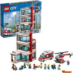 Brick Pops Inc. LEGO City 60204 Hospital Building Kit (861 Pieces)