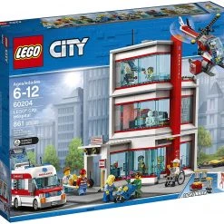 Brick Pops Inc. LEGO City 60204 Hospital Building Kit (861 Pieces)