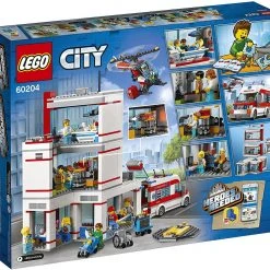 Brick Pops Inc. LEGO City 60204 Hospital Building Kit (861 Pieces)