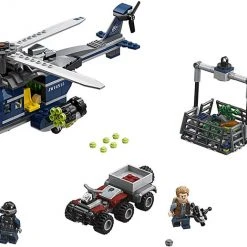 Brick Pops Inc. LEGO Jurassic World 75928 Blue's Helicopter Pursuit (397 Pieces) Building Kit