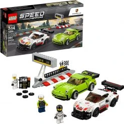 Brick Pops Inc. LEGO Speed Champions 75888 Porsche 911 RSR And 911 Turbo 3.0 (391 Pieces) Building Kit