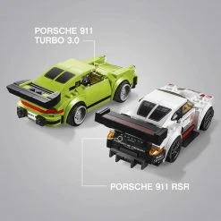 Brick Pops Inc. LEGO Speed Champions 75888 Porsche 911 RSR And 911 Turbo 3.0 (391 Pieces) Building Kit
