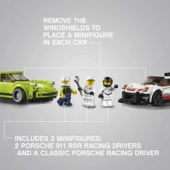 Brick Pops Inc. LEGO Speed Champions 75888 Porsche 911 RSR And 911 Turbo 3.0 (391 Pieces) Building Kit
