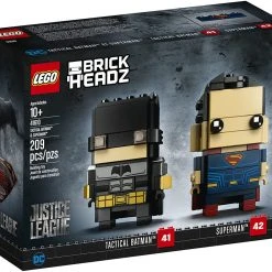 Brick Pops Inc. LEGO BrickHeadz 41610 Tactical Batman And Superman (209 Piece) Building Kit