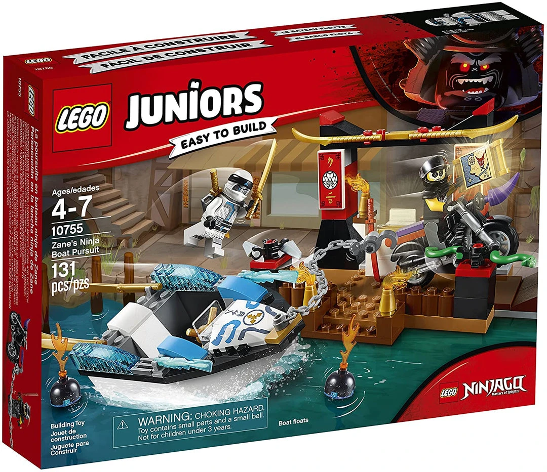 Brick Pops Inc. LEGO Juniors 10755 Zane's Ninja Boat Pursuit (131 Pieces) Building Kit 4 Brick Pops Inc. LEGO Juniors 10755 Zane's Ninja Boat Pursuit (131 Pieces) Building Kit