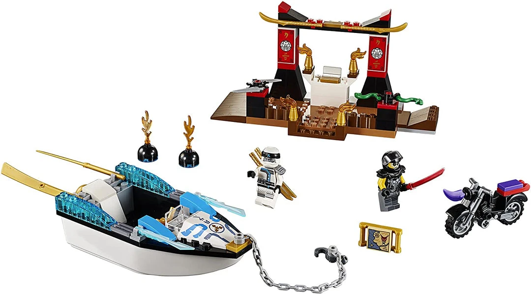 Brick Pops Inc. LEGO Juniors 10755 Zane's Ninja Boat Pursuit (131 Pieces) Building Kit 6 Brick Pops Inc. LEGO Juniors 10755 Zane's Ninja Boat Pursuit (131 Pieces) Building Kit