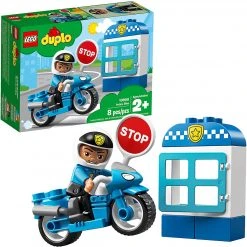 Brick Pops Inc. LEGO DUPLO 10900 Town Police Bike (8 Pieces) Building Kit